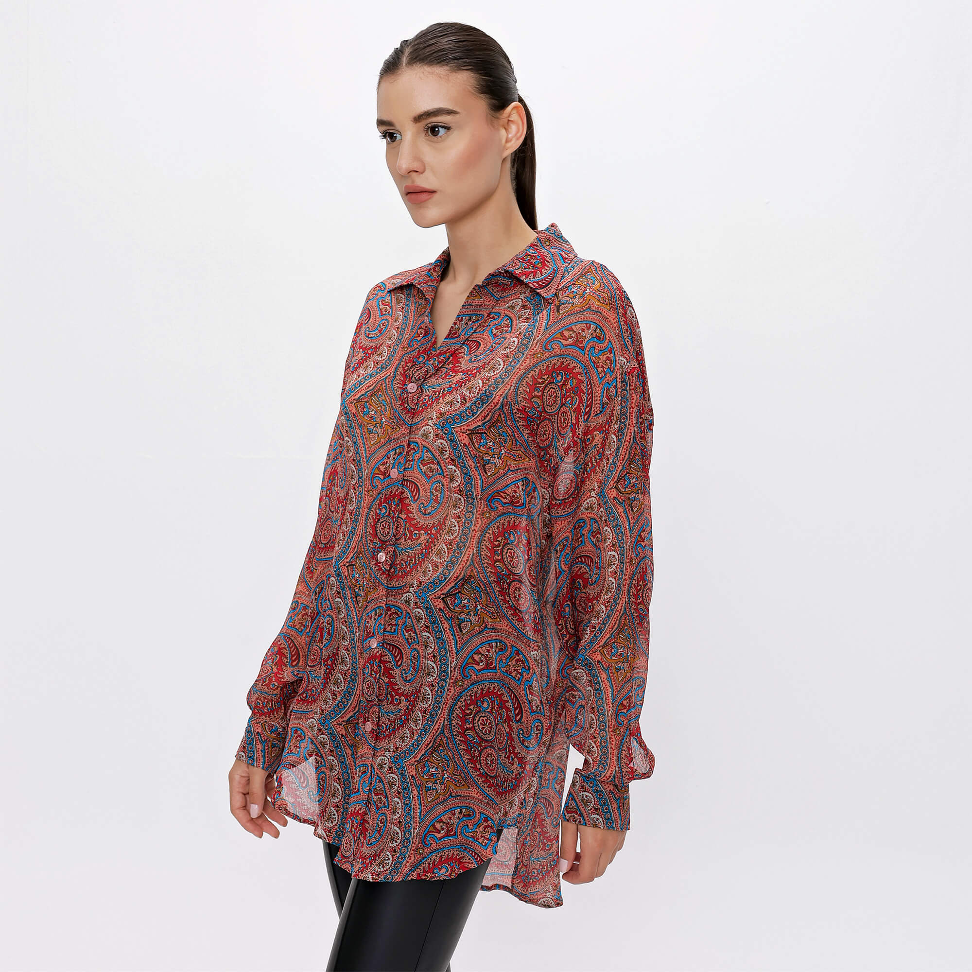 Etro - Multicolor Etnic Silk Shirt